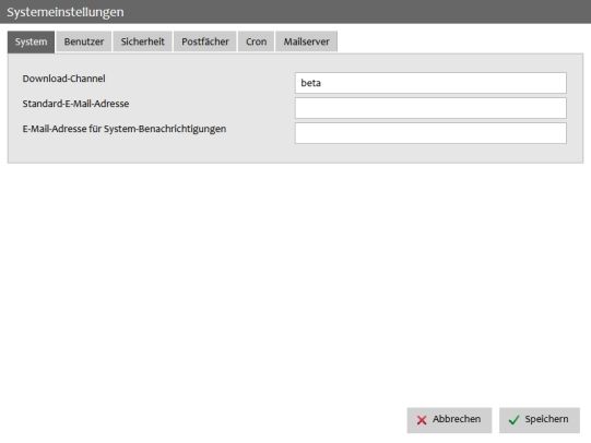 Systemeinstellung - System